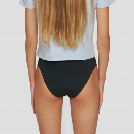 Smoon Pack Découverte - 2 culottes flux moyen + abondant noir adolescente