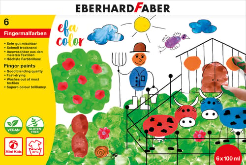 Eberhard Faber Fingerfarbe EFA Color Etui