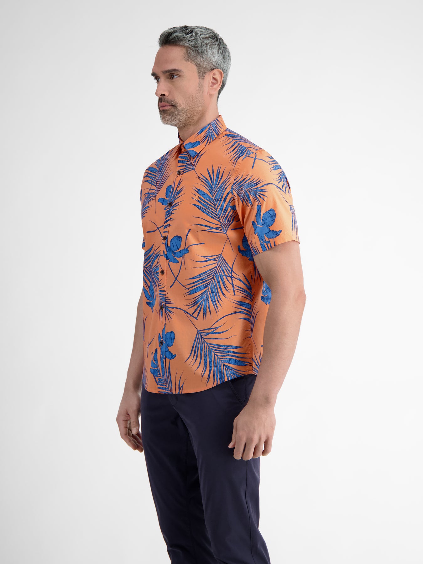 Kurzärmeliges Herrenhemd, Hawaiian-Style