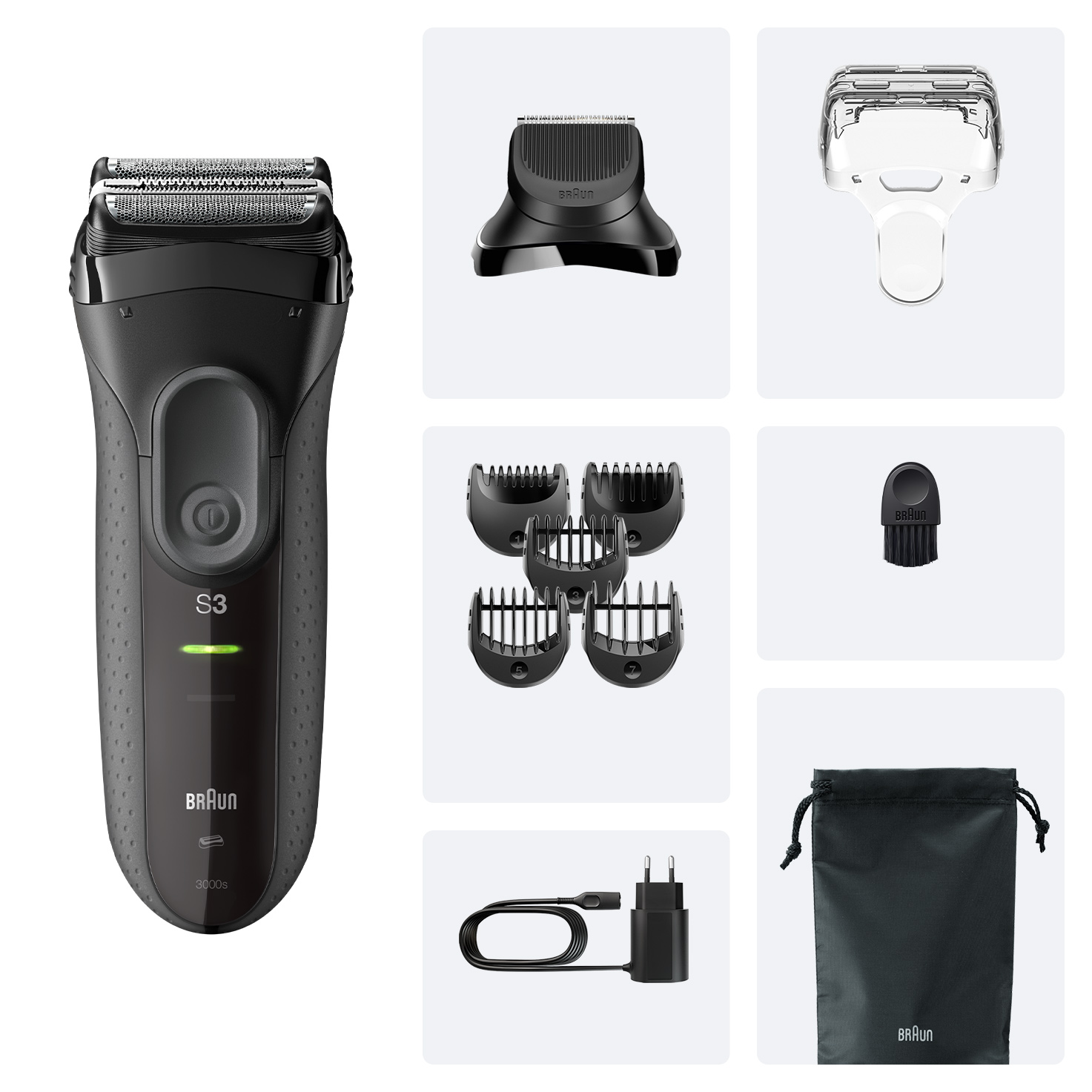 Braun Elektrisch scheerapparaat Series 3+ 3000BT