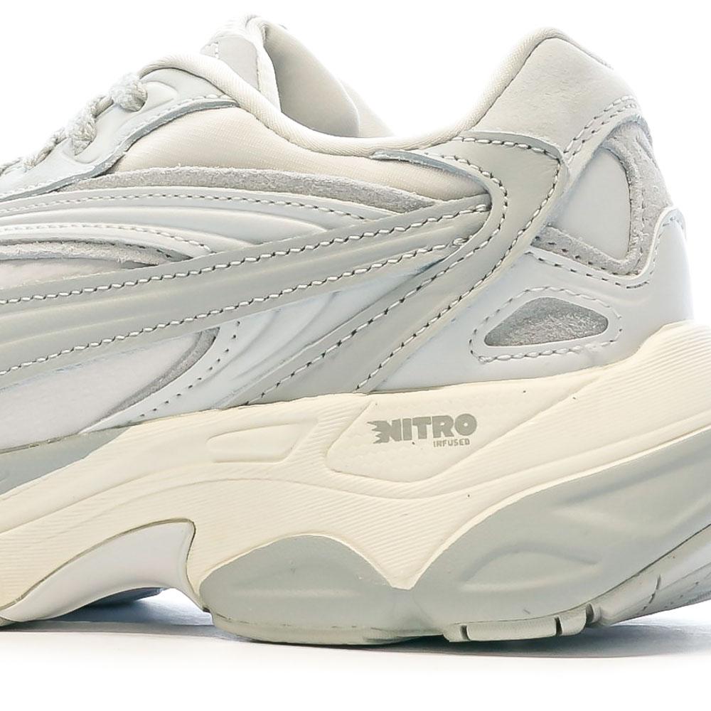 Puma Baskets Blanche/Gris Femme Puma Teveris Nitro