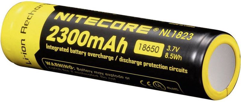 Nitecore - 18650 Accu - 2300 mAh - Button Top