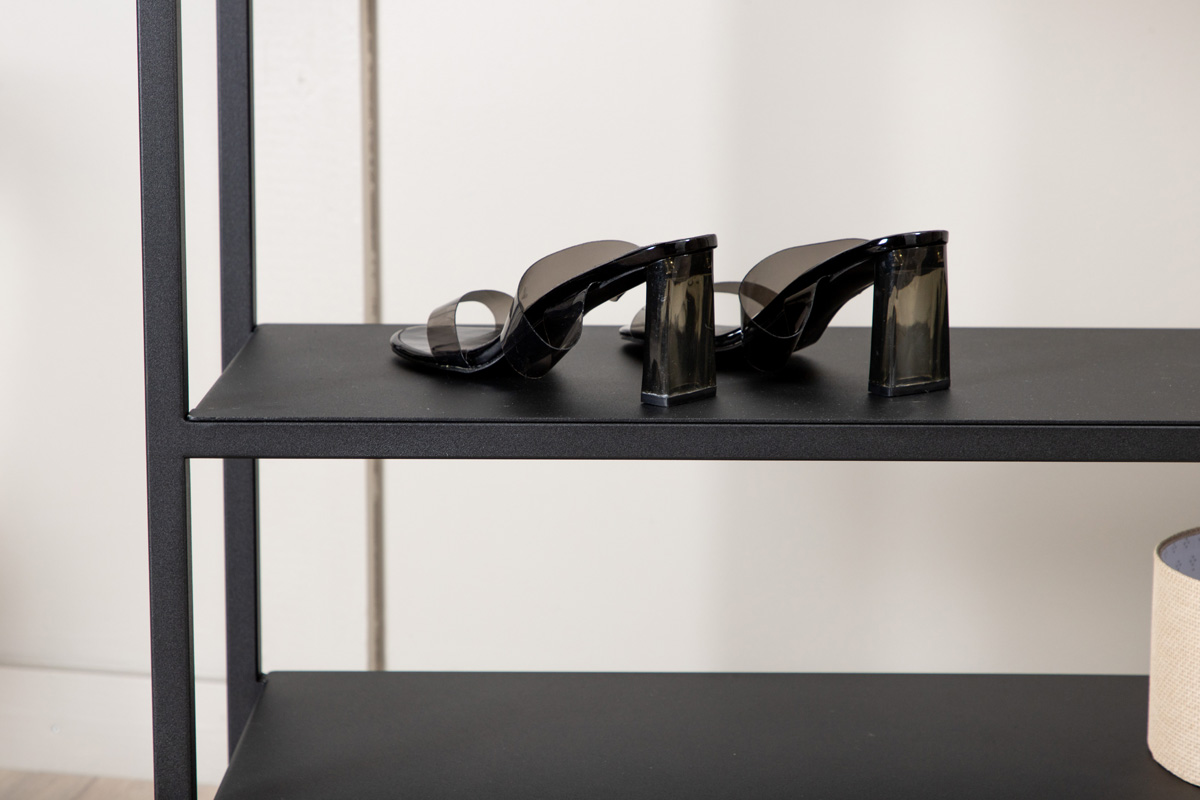 Metalen kledingrek Jonny - 100 x 200 cm Zwart