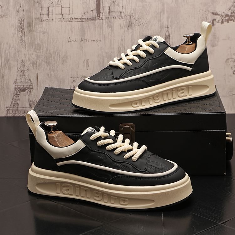 Mr Ozera - Platform Paneel Sneakers