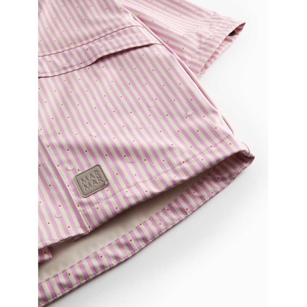 Køb MarMar Rainwear Pink Stripe October Jakke