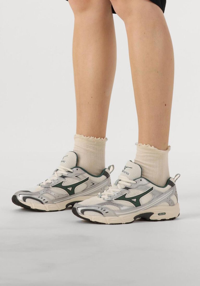 zilveren mizuno lage sneakers mxr dames