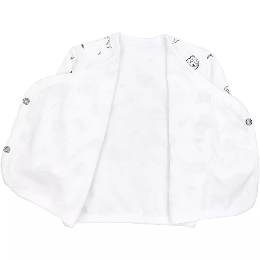 TupTam Baby Langarm Wickelshirt 5er Set grau