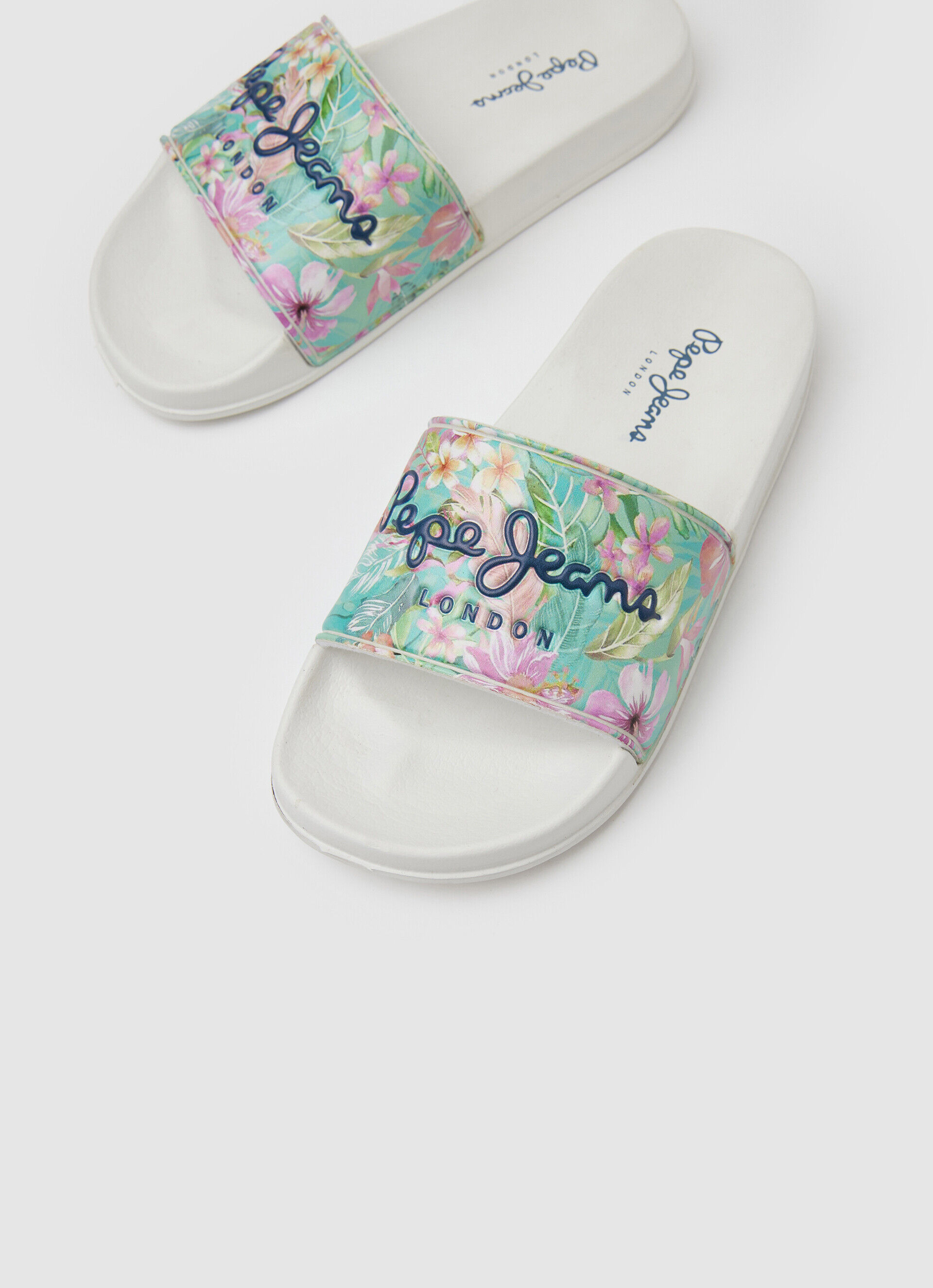 Chinelo de praia Martina Slider - branco