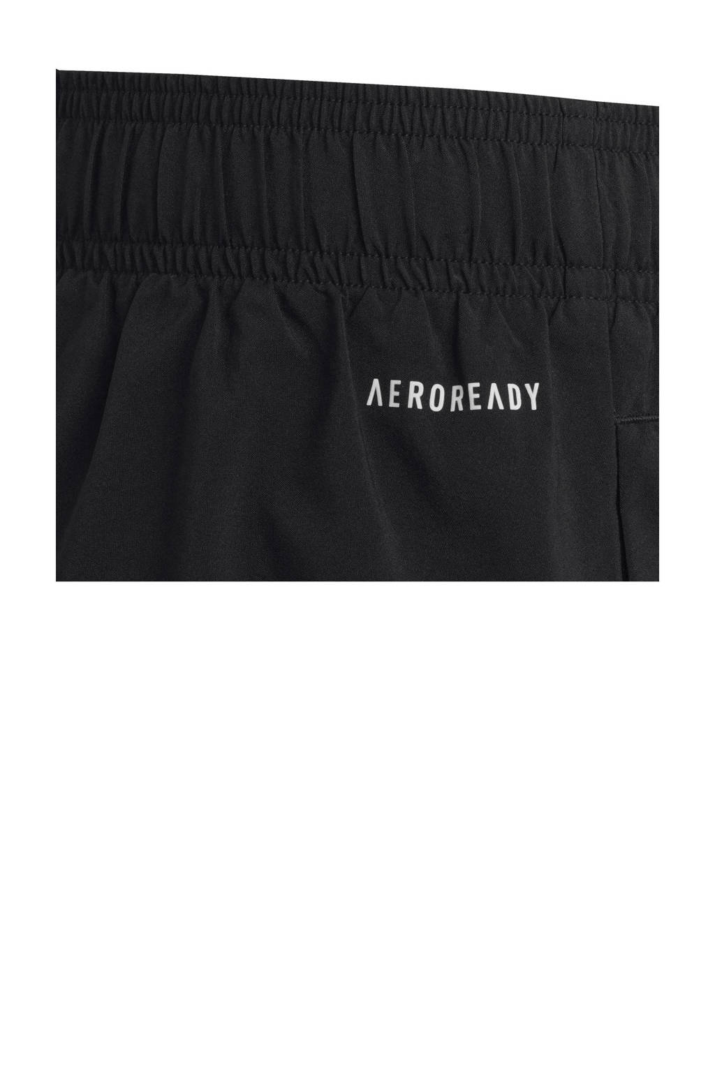 adidas regular fit short met logo zwart