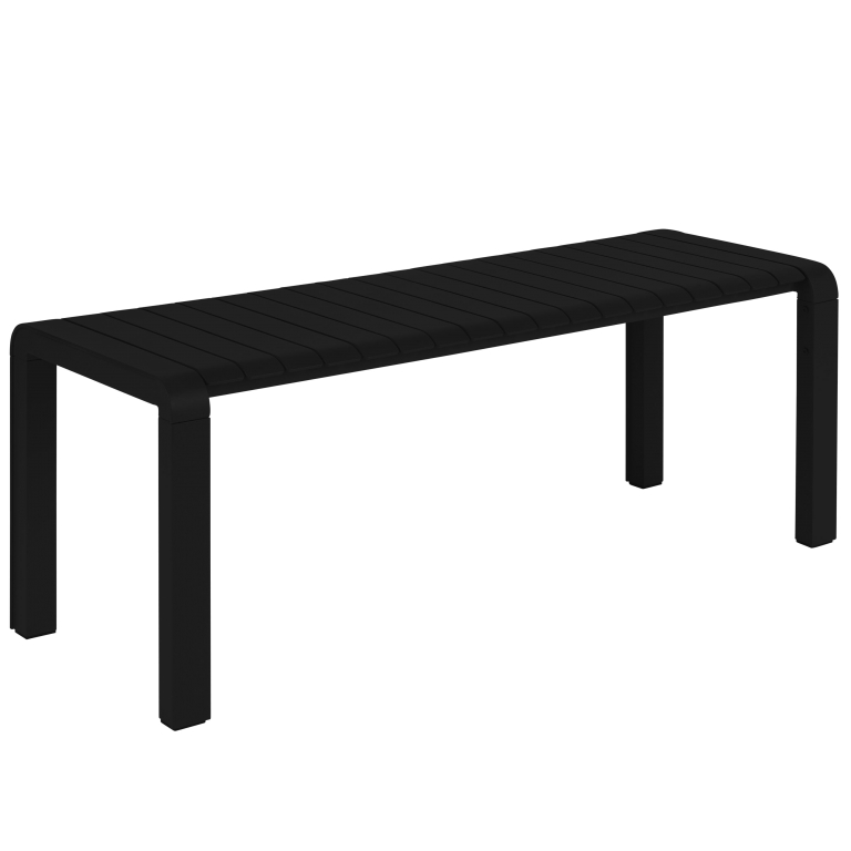 Zuiver Vondel tuinbank 129,5 zwart