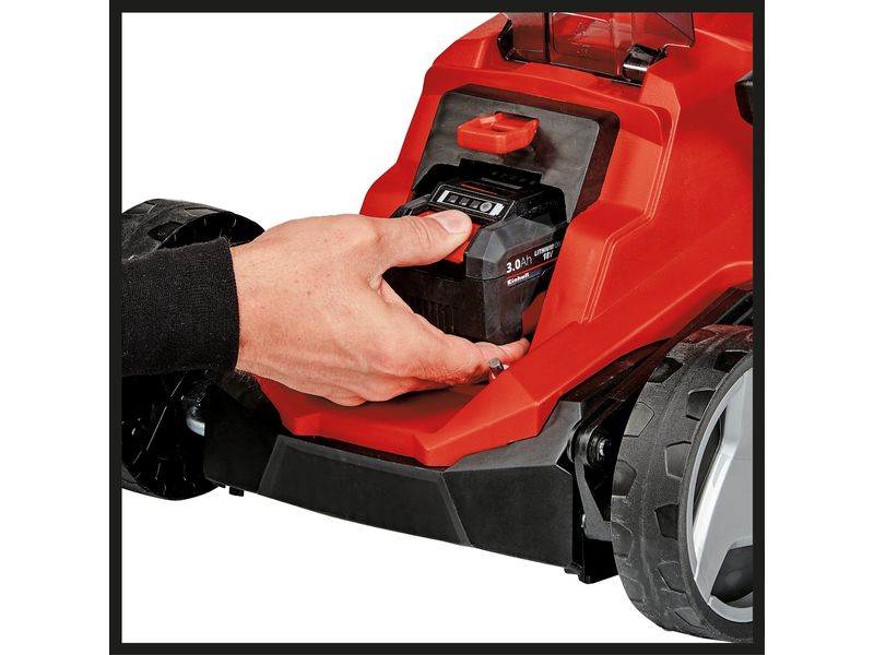 Einhell Akku-Rasenmäher GE-CM 18/33 Li-Solo Akkubetriebene Rasenmäher
