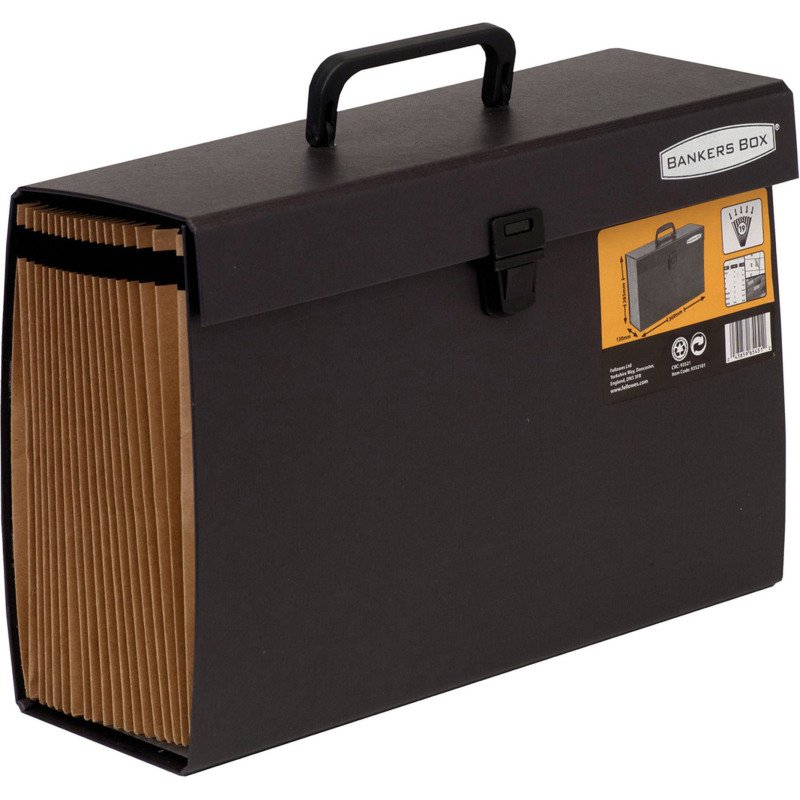 Trieur valissette Bankers Box Handifile, noir