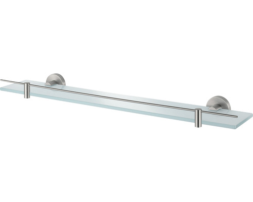 HACEKA Kosmos plank, 60 cm, geborsteld roestvrij staal, 1208446