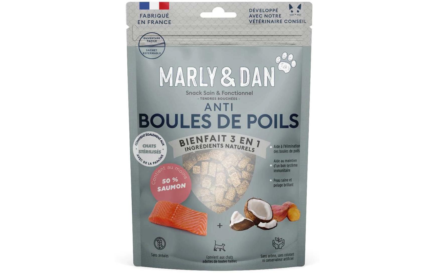 Leckerli Anti-Haarballen, 40 gErgänzungsfuttermittel für Hunde und Katzen
