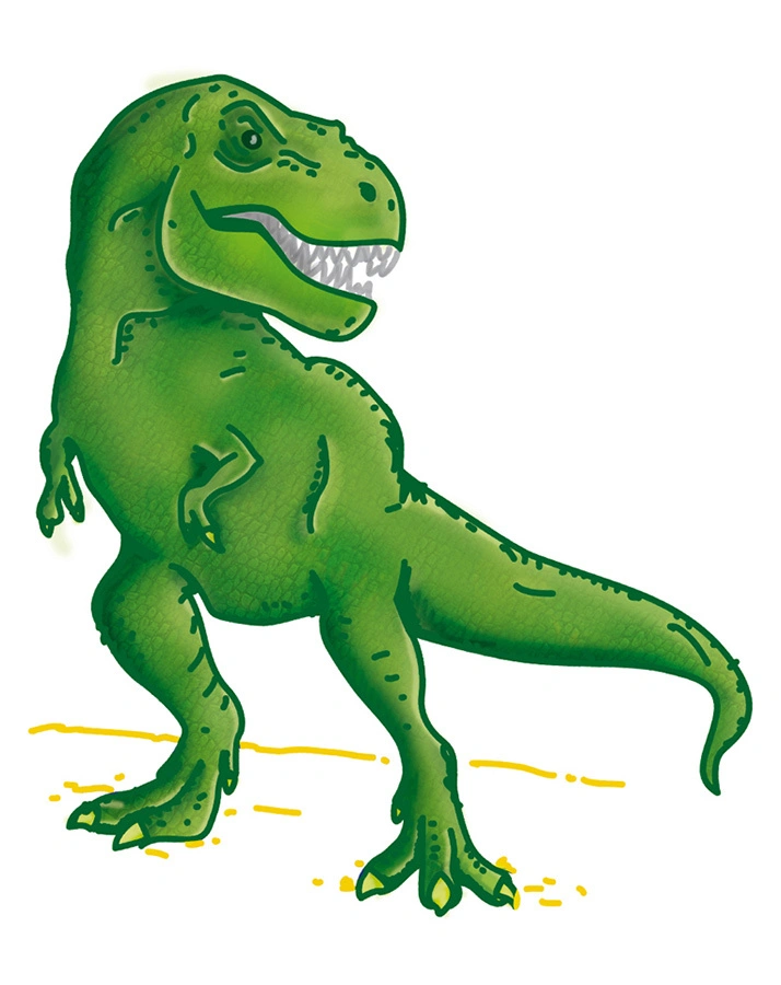 Stempelset DINOS in bunt