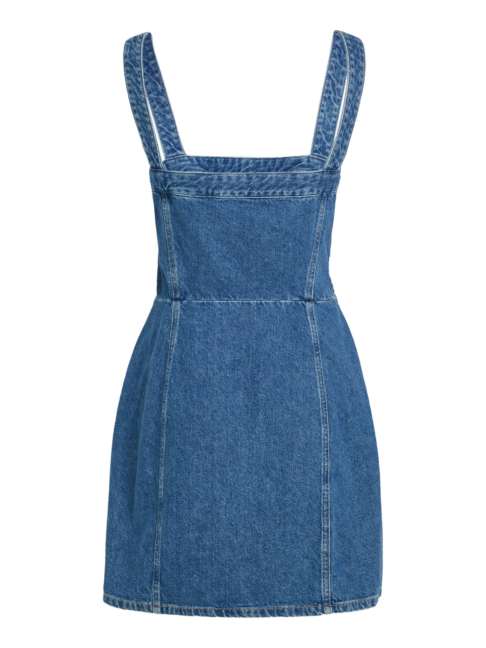CALVIN KLEIN JEANS| Damen Jeanskleid WRAP BODYCON