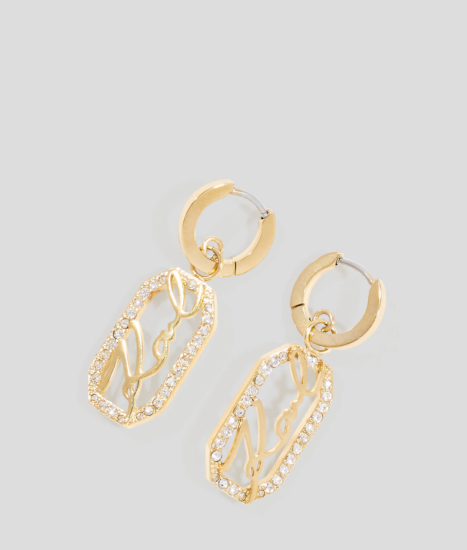 Boucles d'oreilles pendantes KARL Signature - Or