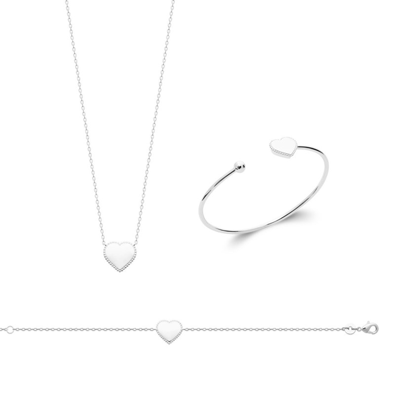 Collier Femme - Argent 925 - Longueur : 45 cm