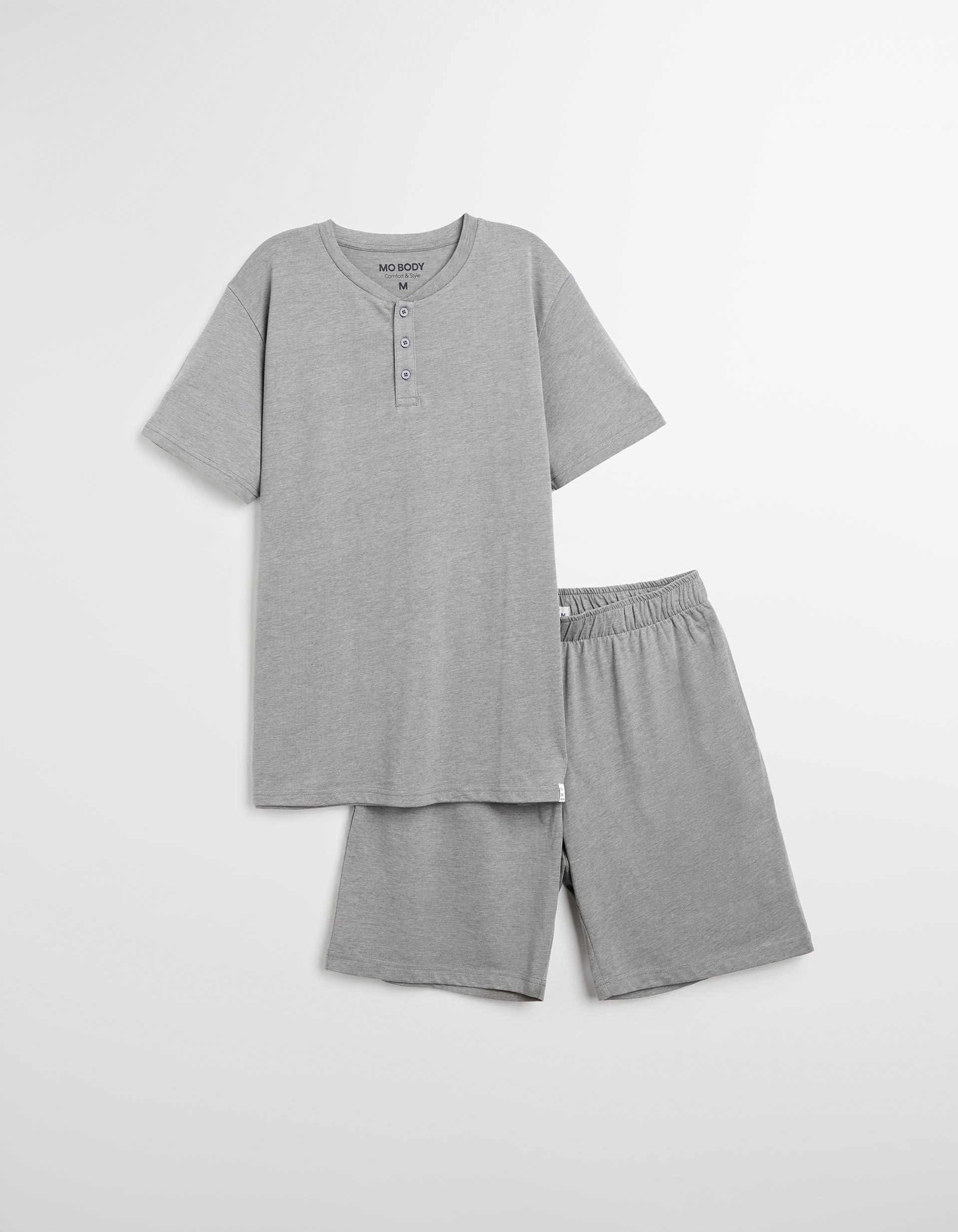 Pijama Jersey, Homem, Cinzento Escuro