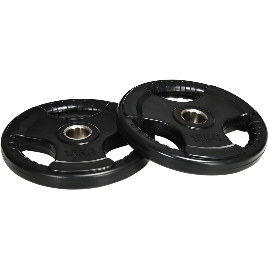 SPORTNOW Hantelscheibe mit 5 cm Bohrung schwarz
