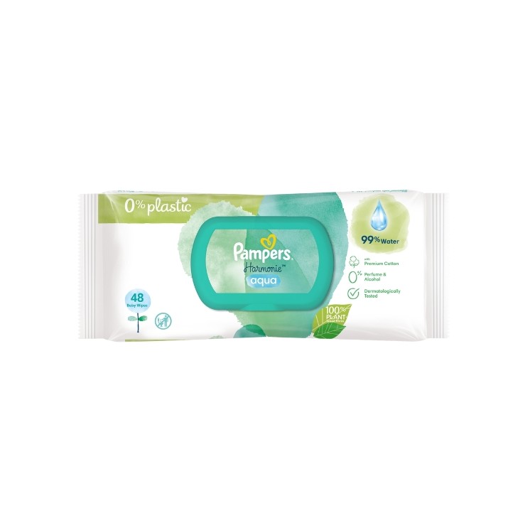 Pampers Harmonia Feuchttücher Aqua 48 Stk.