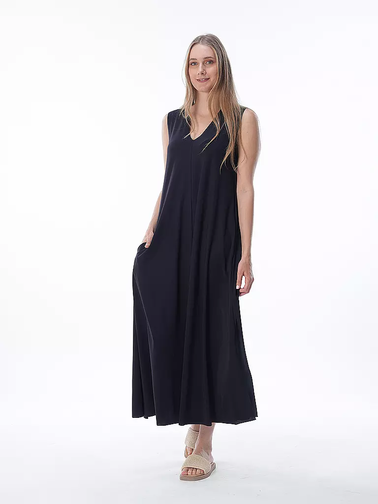 NINETO9 Midikleid dunkelblau