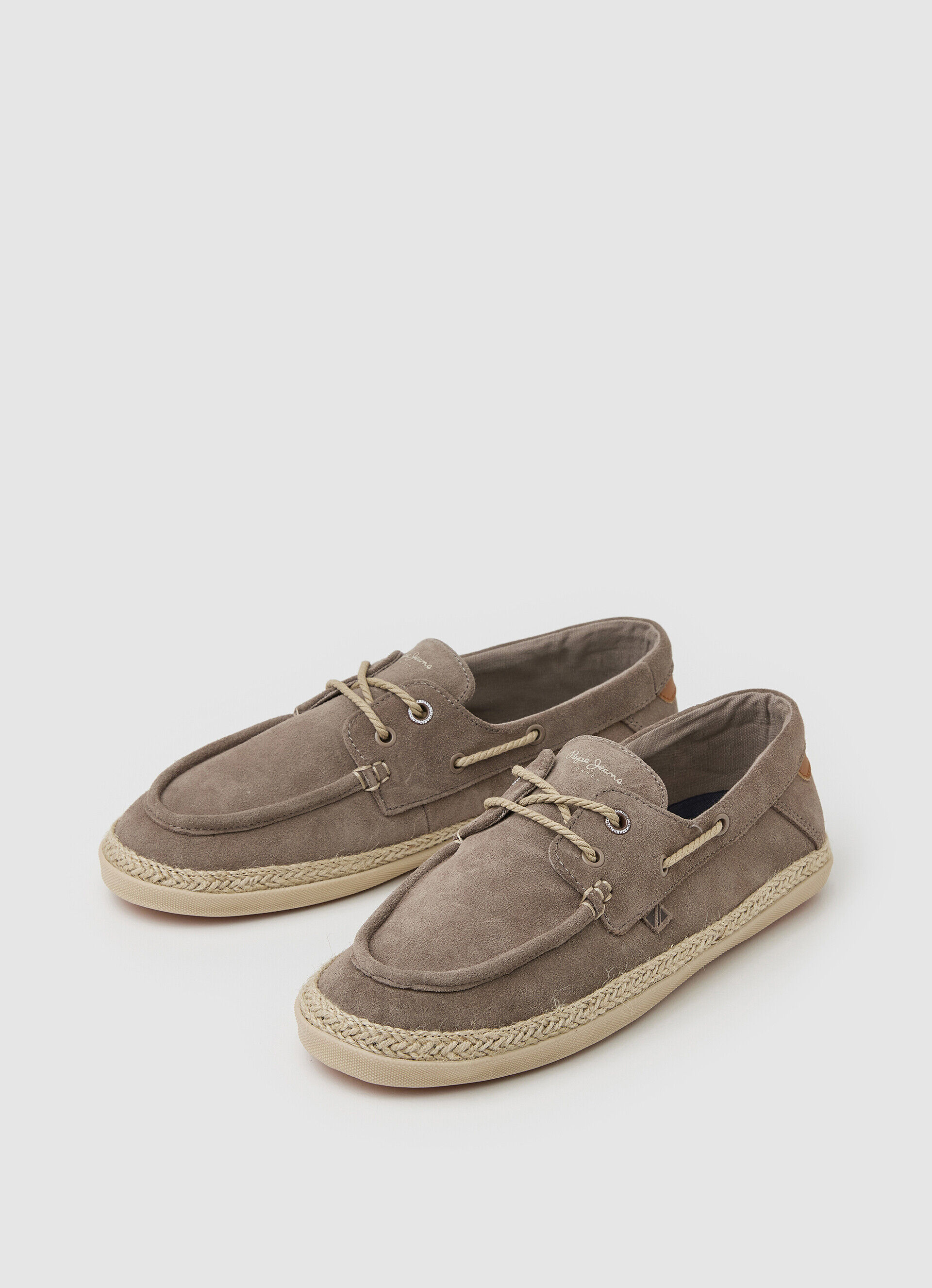 SAPATOS NÁUTICOS DE CAMURÇA - bege escuro