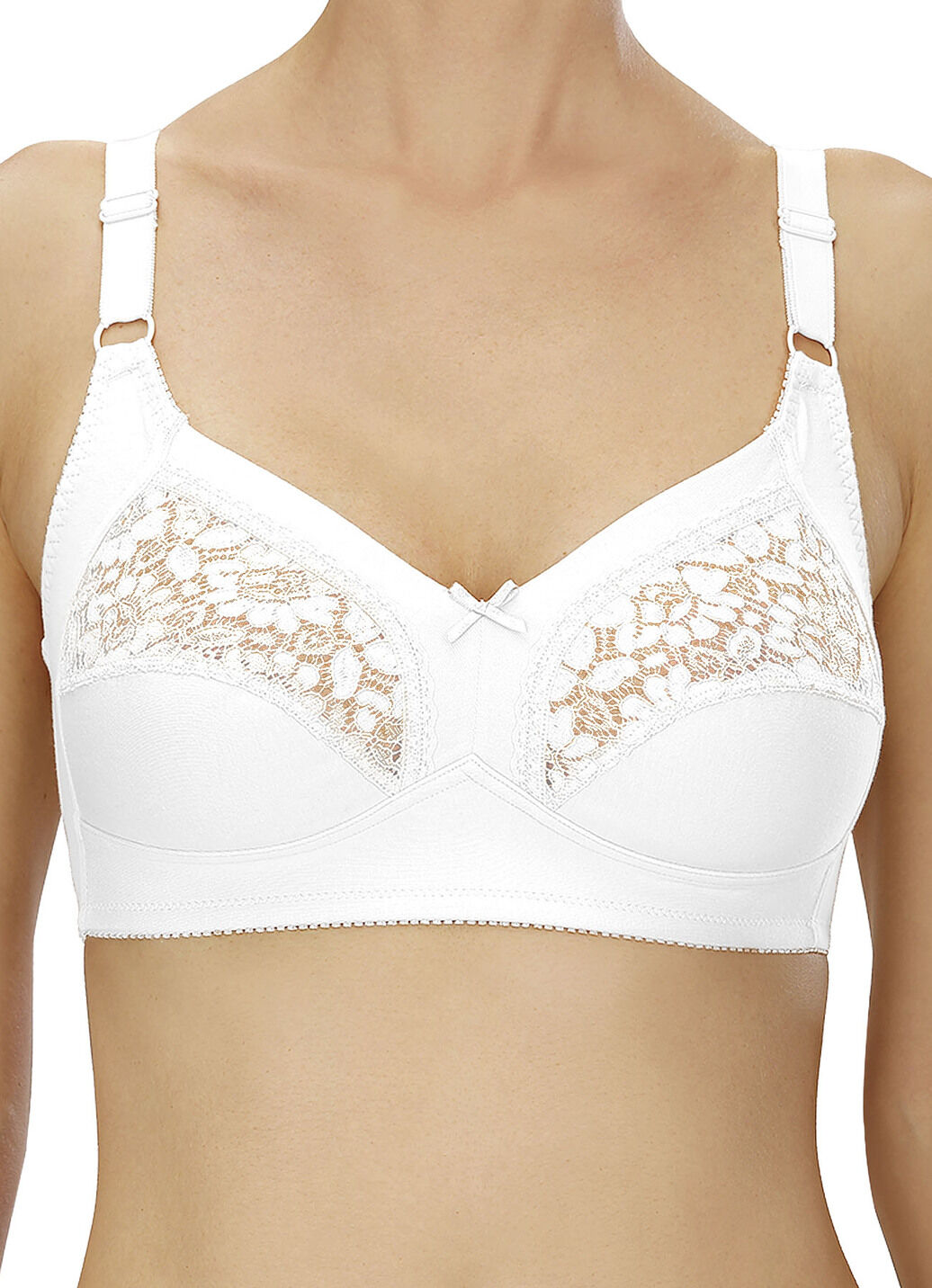 Naturana Zweierpack BH mit Spitze in den Obercups