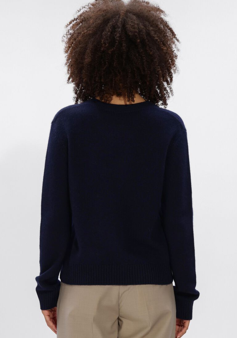 donkerblauwe lisa yang trui mable sweater