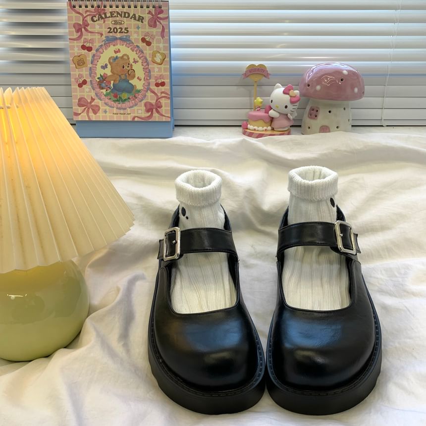 DURAC - Kunstleren Mary Jane-schoenen