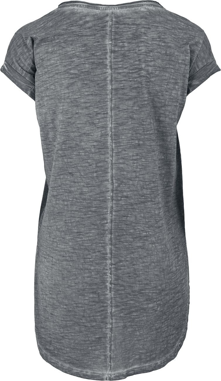 Ladies Long Back Shaped Spray Dye Tee | Urban Classics T-Shirt Manches courtes