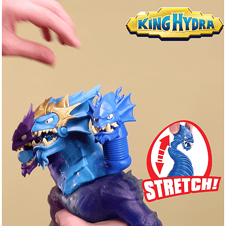 Goo Jit Zu King Hydra figur 24 cm