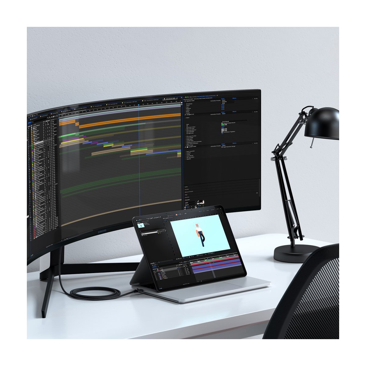 Satechi USB-C til HDMI 2.1 kabel 2 m (sort)