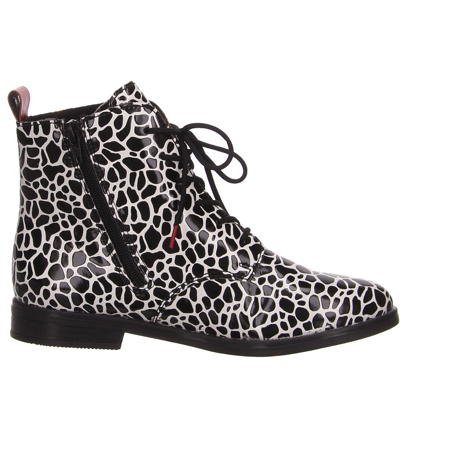 Rieker Stiefeletten schw./weiß weiss/weiss kombi
