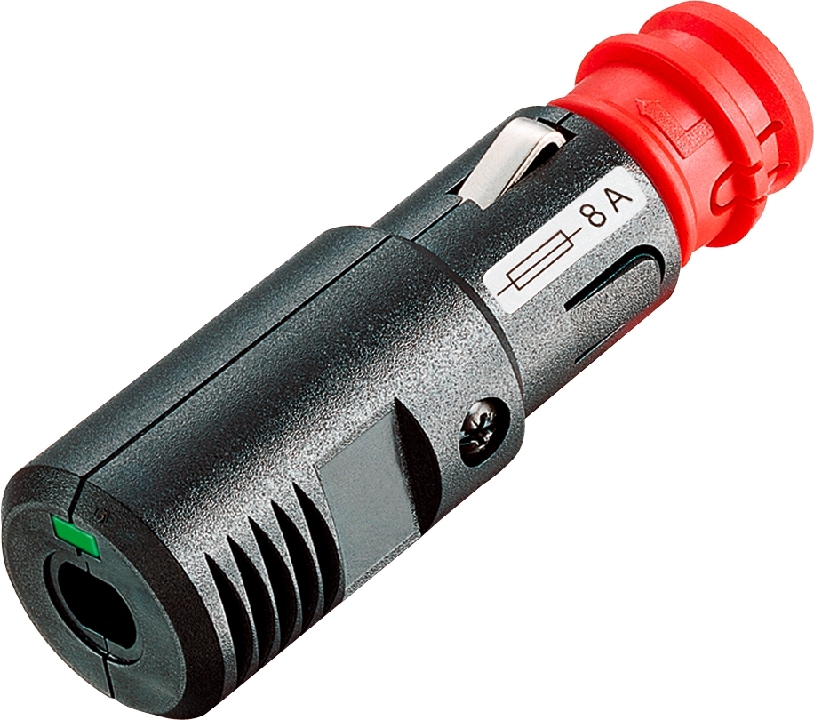 12-24 Volt Sicherheits-Universalstecker mit LED-Anzeige