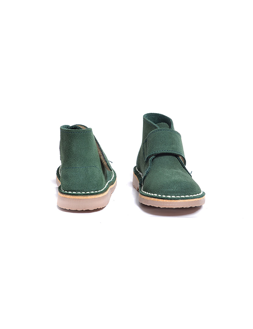 Safari Kids Velcro Boots Green