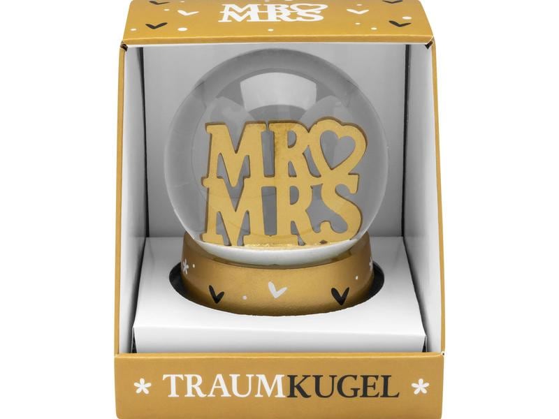 Sheepworld Mr & Mrs Gold, 1 Stück Schneekugel