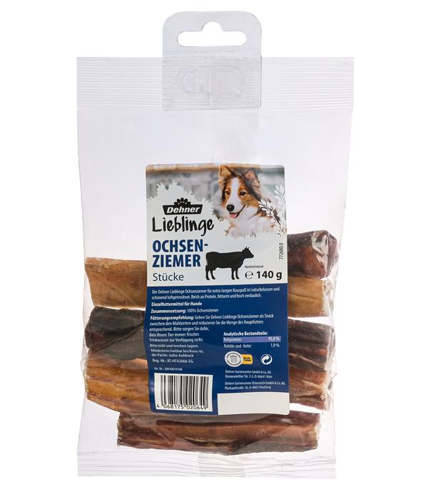 Dehner Lieblinge Hundesnack Ochsenziemer, 140
