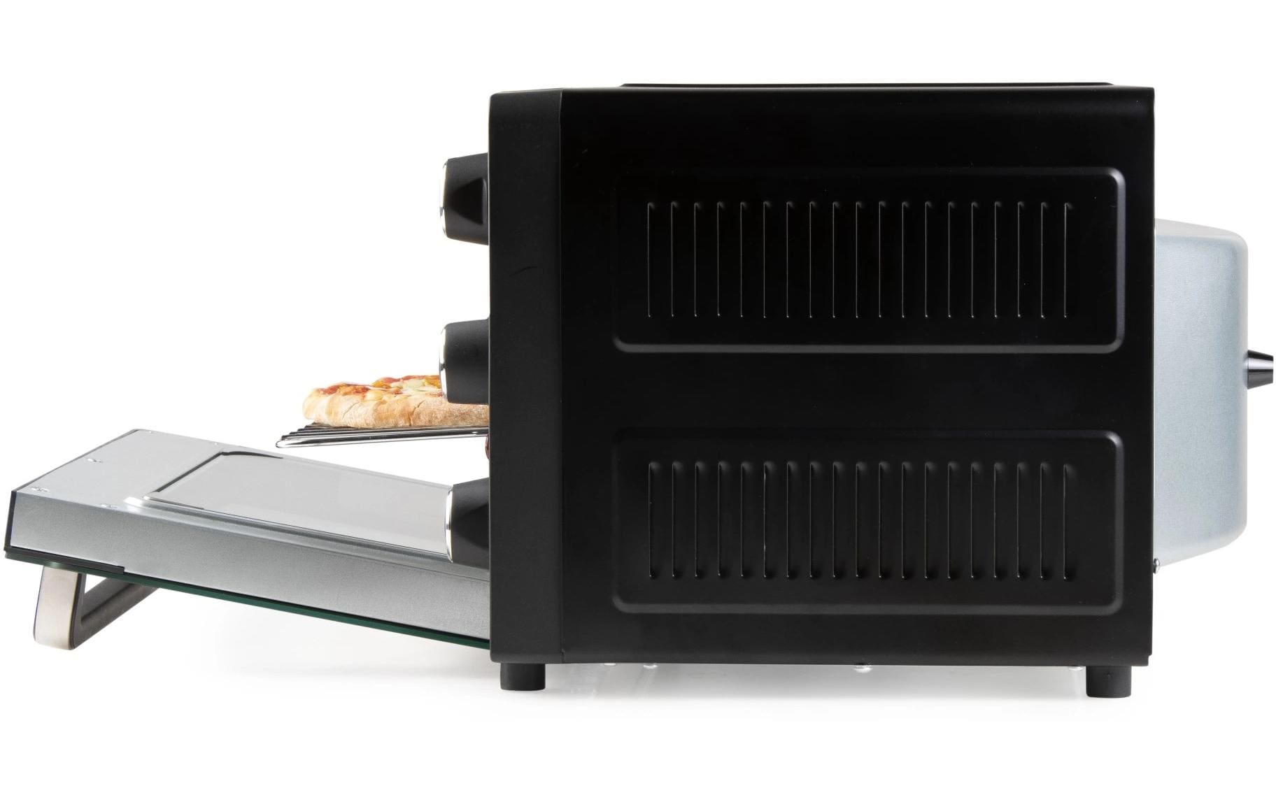 Backofen DO807GO 20 l, SchwarzKleinbackofen mit hochwertigem Wärmeelement für gleichmässige Ergebnisse