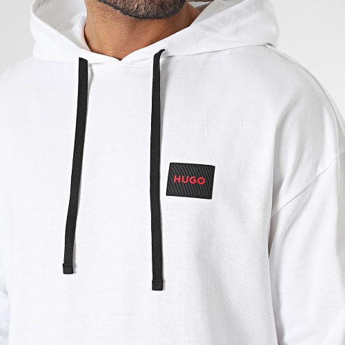 Sweat Capuche Cut Logo 50490276 Blanc