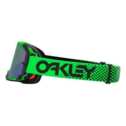 Masque cross Oakley AIRBRAKE MX MOTO GREEN B1B ECRAN IRRIDIUM 2024 - Vert / Vert