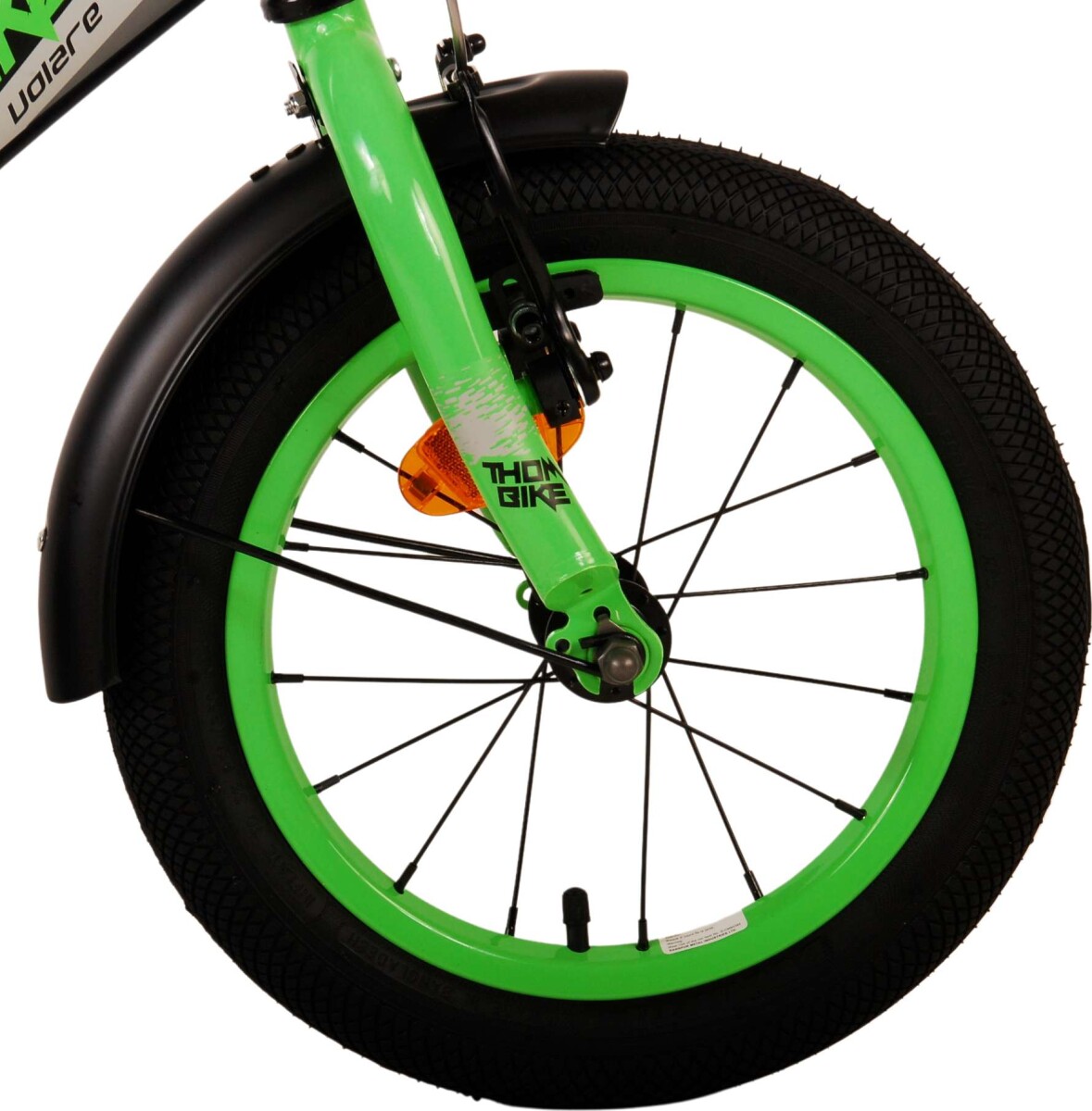 Volare - Børnecykel Med Støttehjul - 14'' - Thombike - Grøn