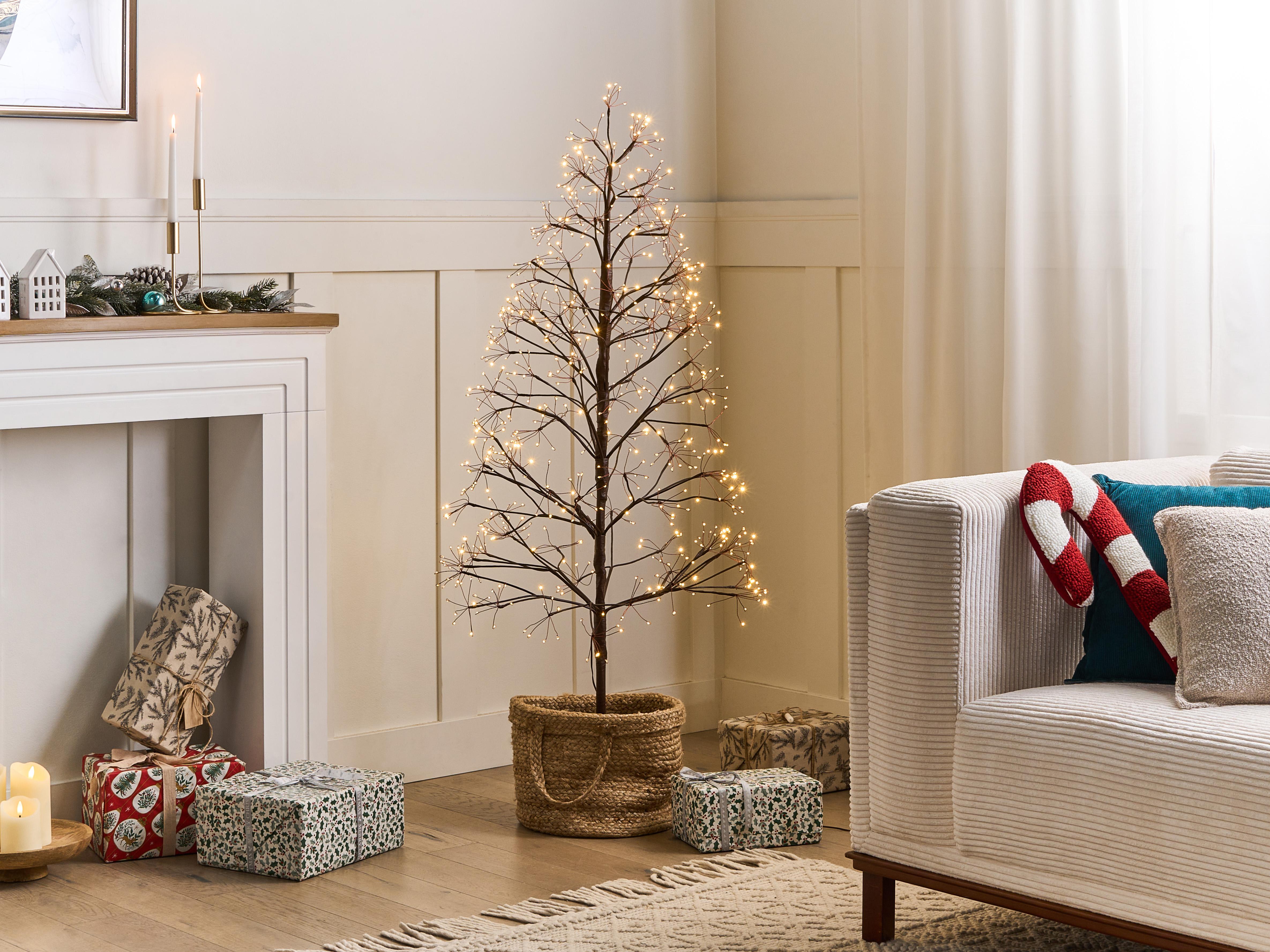 Buitendecoratie LED LONKARI Boom 150 cm Bruin
