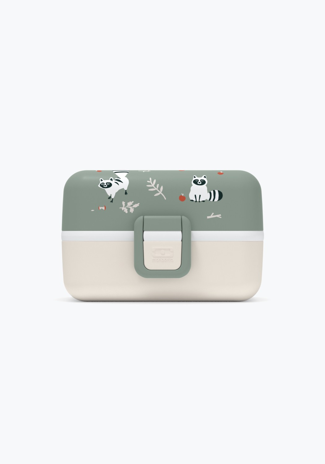 Monbento Kinder-Lunchbox Tresor Green Raccoon