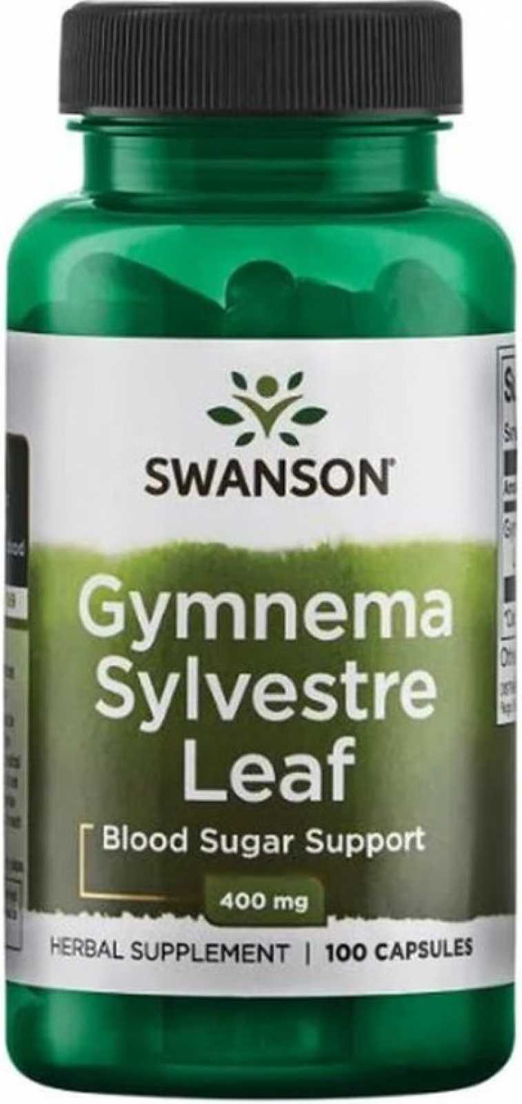 Swanson Hoja Gymnema Sylvestre 400 mg 100 cápsulas