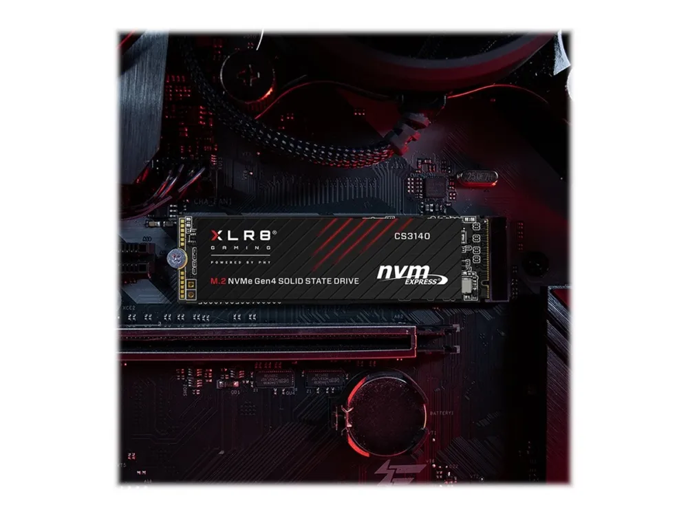 PNY XLR8 CS3140 - Solid State Drive - 1 TB - intern - M.2 2280 - PCI Express 4.0 x4 (NVMe) - 256-bit AES