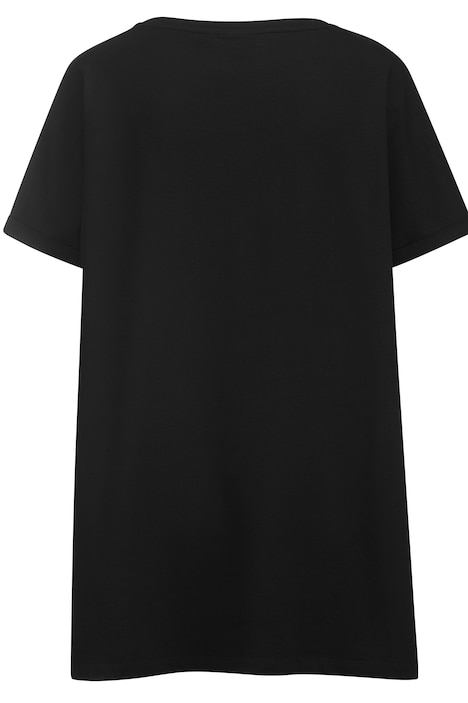 T-Shirt, großer Druck. Rundhals, Halbarm