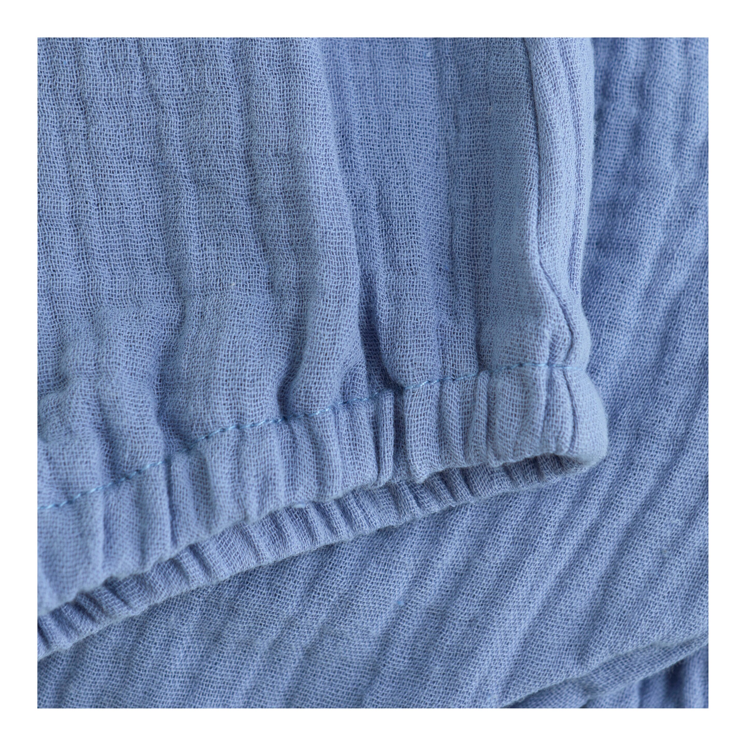 Huttelihut Musselin-Shorts blau