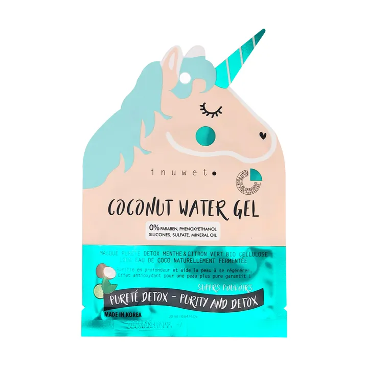 Inuwet Masque visage pureté en bio cellulose