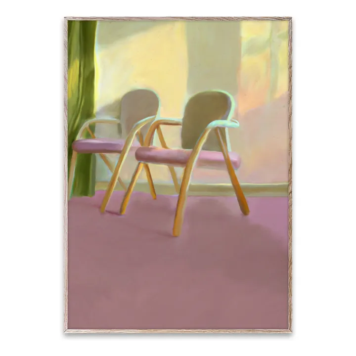 Paper Collective Affiche Waiting Room par Misfitting Things | Rose